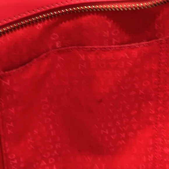 Kate Spade Tote Sawyer Street Tori Large Pink Coral Leather Bag - Picture 16 of 17